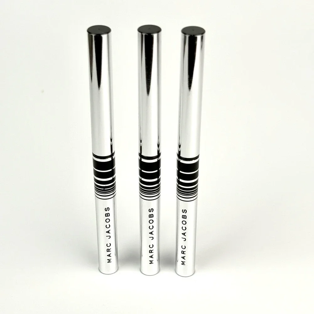 MARC JACOBS Set of 3x Fineliner Eyeliner Gel Eye Crayon BLACQUER Black Travel Sz